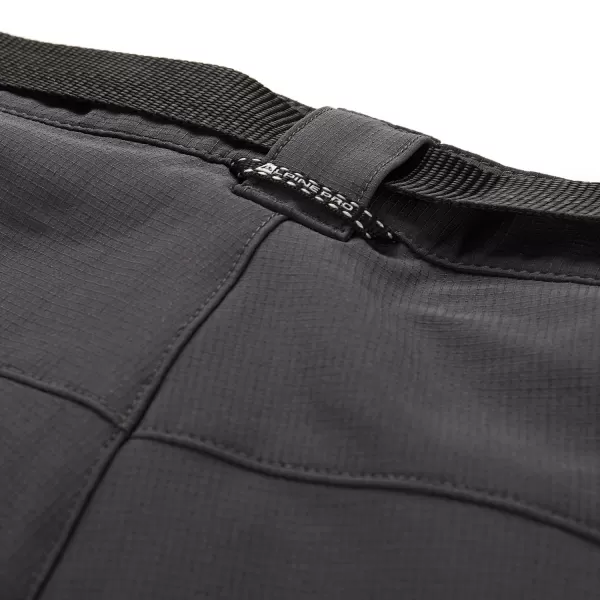  Pánské softshellové kalhoty ALPINE PRO CORB MPAD672 TMAVĚ ŠEDÁ 