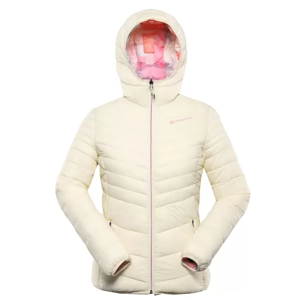  Dámská oboustranná bunda hi-therm ALPINE PRO EROMA LJCD595 KRÉMOVÁ 