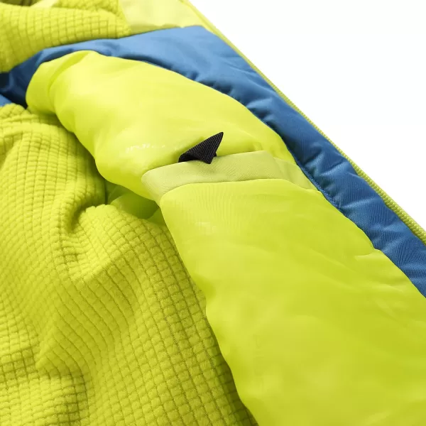  Dětská lyžařská bunda ALPINE PRO REAMO KJCB305 SVĚTLE ZELENÁ 