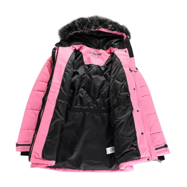  Dámská bunda ALPINE PRO WERDA LJCD644 RŮŽOVÁ 