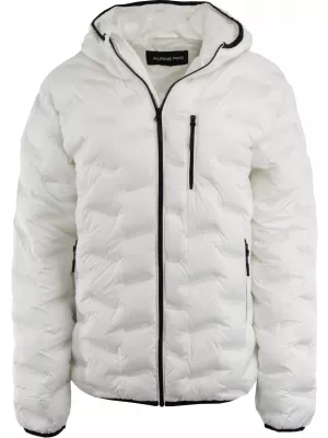 Pánská bunda ALPINE PRO MARED MJCD712 BÍLÁ