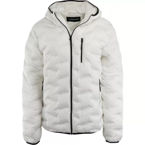  Pánská bunda ALPINE PRO MARED MJCD712 BÍLÁ 