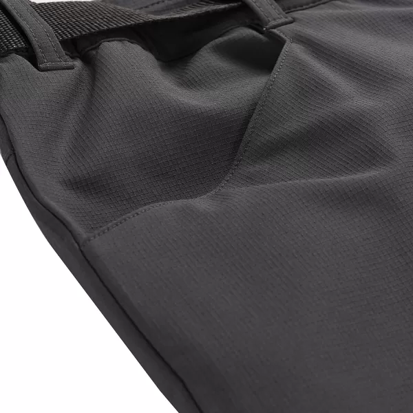  Pánské softshellové kalhoty ALPINE PRO CORB MPAD672 TMAVĚ ŠEDÁ 
