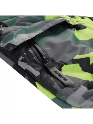 Dětská bunda ALPINE PRO WERDO KJCD335 ZELENÁ