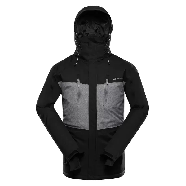  Pánská lyžařská budnda ALPINE PRO COMED MJCD716 ČERNÁ 