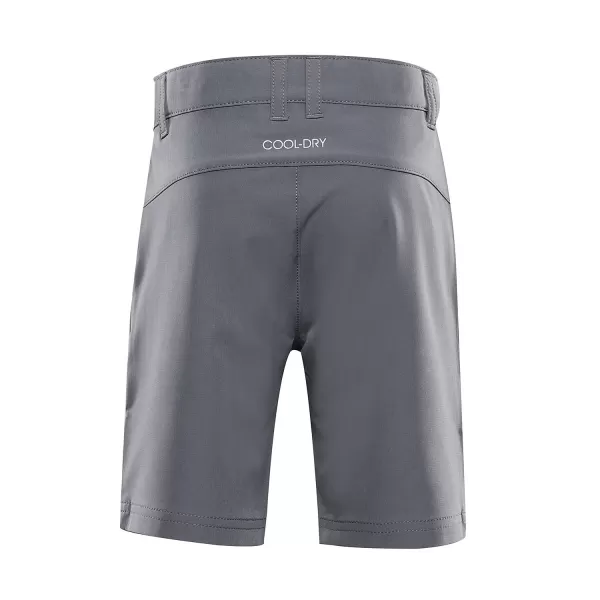  Dětské softshellové kraťasy ALPINE PRO BAKO KPAC343 ŠEDÁ 
