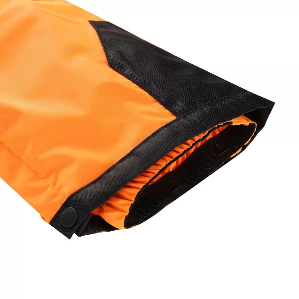  Dětské lyžařské kalhoty ALPINE PRO EDESO KPAD361 NEON ORANŽOVÁ 