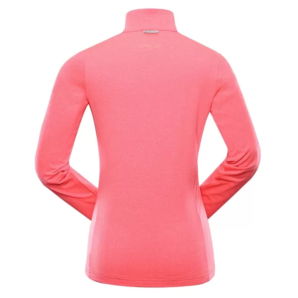  Dámská mikina ALPINE PRO GOLLA LSWB407 NEON CORAL 