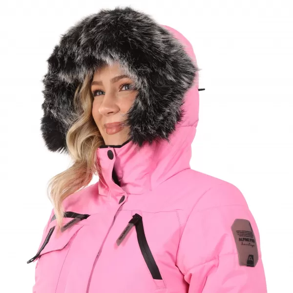  Dámská bunda ALPINE PRO WERDA LJCD644 RŮŽOVÁ 