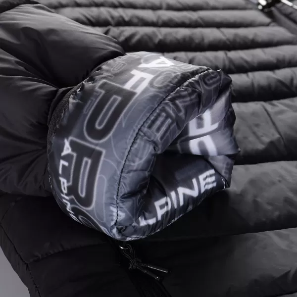  Pánská oboustranná bunda hi-therm ALPINE PRO EROM MJCD628 ČERNÁ 
