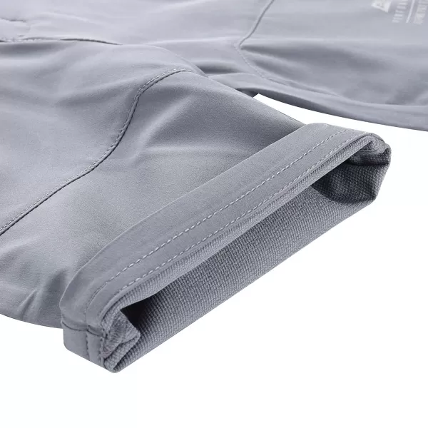  Dětské softshellové kraťasy ALPINE PRO BAKO KPAC343 ŠEDÁ 