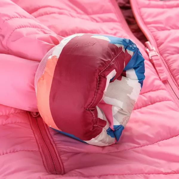  Dětská oboustranná bunda hi-therm ALPINE PRO DOUWO KJCD336 RŮŽOVÁ 