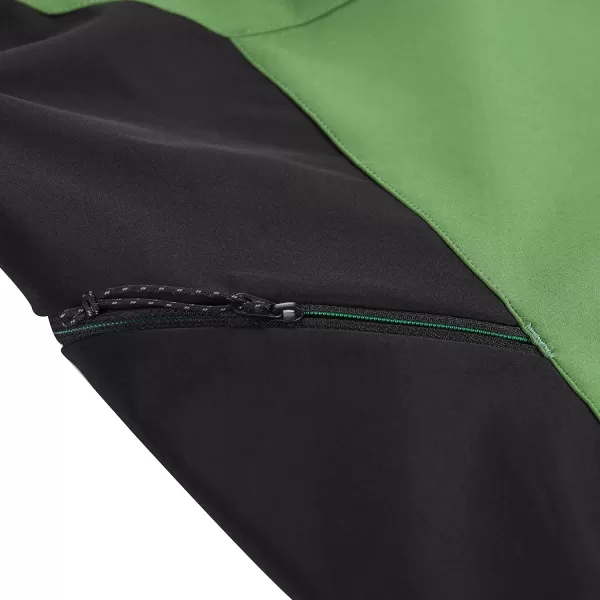  Pánská softshellová bunda ALPINE PRO ESPRIT MJCD622 ZELENÁ 