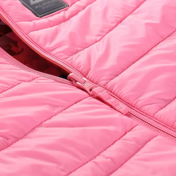  Dětská oboustranná bunda hi-therm ALPINE PRO DOUWO KJCD336 RŮŽOVÁ 