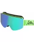 Dětské lyžařské brýle ALPINE PRO GROWO KGSD00A ZELENÁ