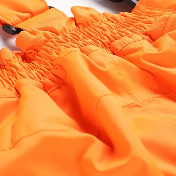  Dětské lyžařské kalhoty ALPINE PRO EDESO KPAD361 NEON ORANŽOVÁ 