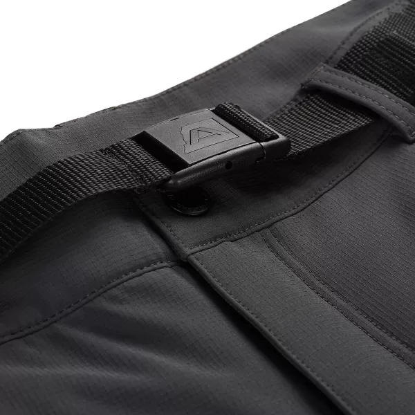  Pánské softshellové kalhoty ALPINE PRO CORB MPAD672 TMAVĚ ŠEDÁ 