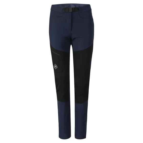  Dámské softshellové kalhoty ALPINE PRO AKANA LPAD698 MODRÁ INDIGO 