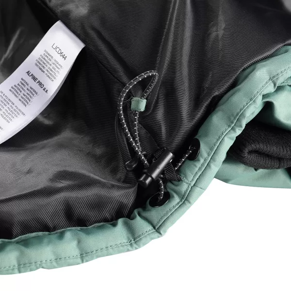  Dámská bunda ALPINE PRO WERDA LJCD644 ZELENÁ 