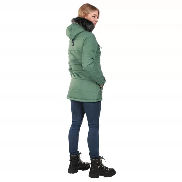  Dámská bunda ALPINE PRO WERDA LJCD644 ZELENÁ 