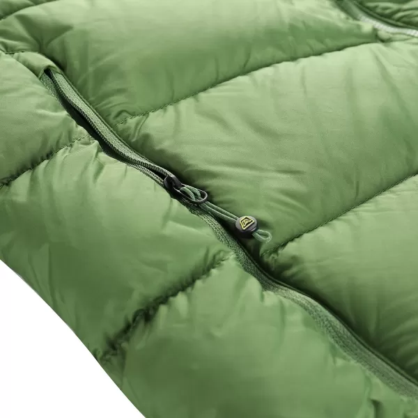  Pánská zimní péřová bunda ALPINE PRO ROGIT MJCD621 ZELENÁ 