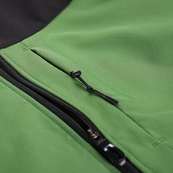  Pánská softshellová bunda ALPINE PRO ESPRIT MJCD622 ZELENÁ 
