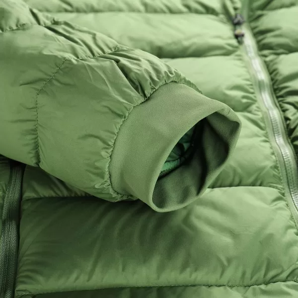  Pánská zimní péřová bunda ALPINE PRO ROGIT MJCD621 ZELENÁ 
