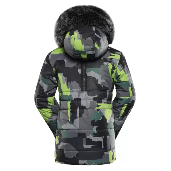  Dětská bunda ALPINE PRO WERDO KJCD335 ZELENÁ 