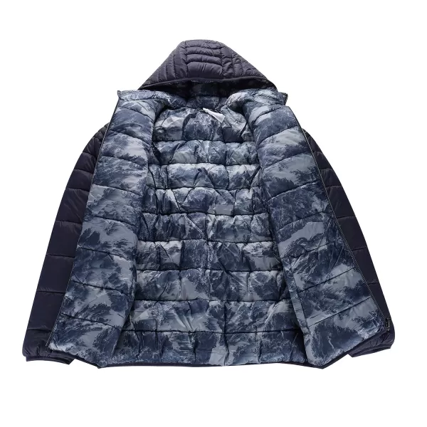  Pánská oboustranná bunda hi-therm ALPINE PRO EROM MJCD628 MODRÁ INDIGO 