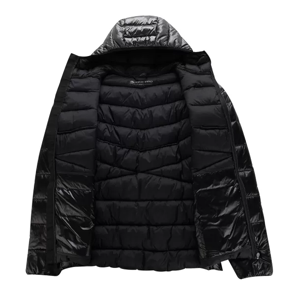  Pánská hi-therm bunda ALPINE PRO ROG MJCB627 ČERNÁ 