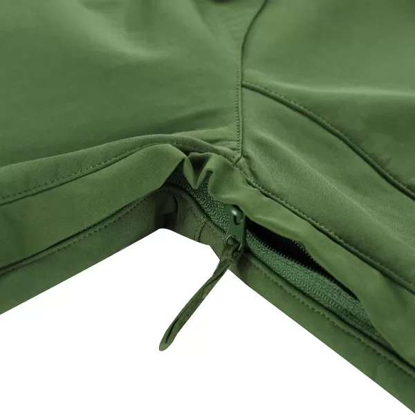 Dámská softshellová bunda ALPINE PRO HOORA LJCD590 ZELENÁ 