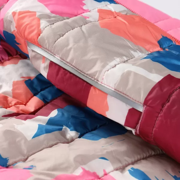  Dětská oboustranná bunda hi-therm ALPINE PRO DOUWO KJCD336 RŮŽOVÁ 
