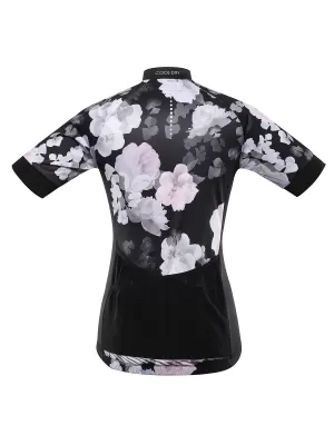 Dámský cyklo dres ALPINE PRO SAGENA LTSC971 ČERNÁ