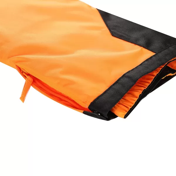  Dětské lyžařské kalhoty ALPINE PRO EDESO KPAD361 NEON ORANŽOVÁ 