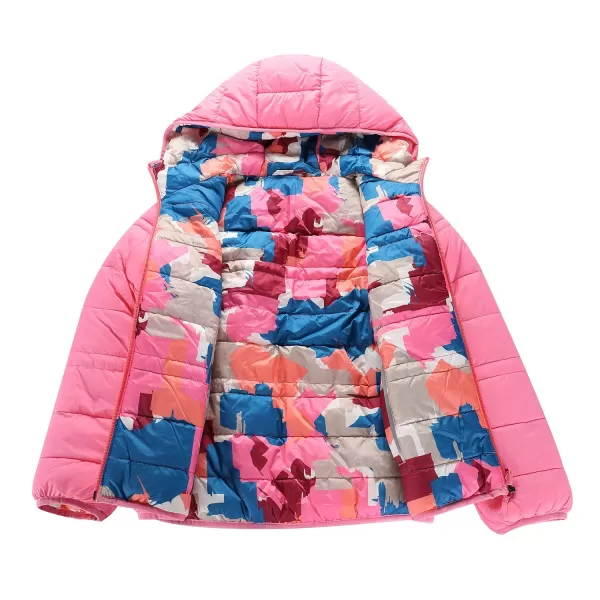  Dětská oboustranná bunda hi-therm ALPINE PRO DOUWO KJCD336 RŮŽOVÁ 