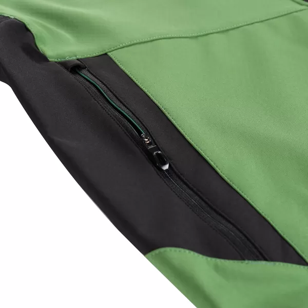  Pánská softshellová bunda ALPINE PRO ESPRIT MJCD622 ZELENÁ 