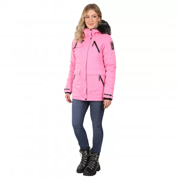  Dámská bunda ALPINE PRO WERDA LJCD644 RŮŽOVÁ 
