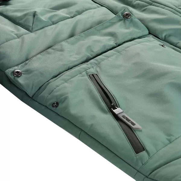  Pánská bunda ALPINE PRO WERD MJCD681 ZELENÁ 