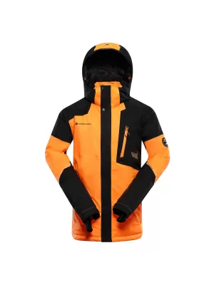 Pánská lyžařská bunda ALPINE PRO DEAR MJCD695 NEON ORANŽOVÁ