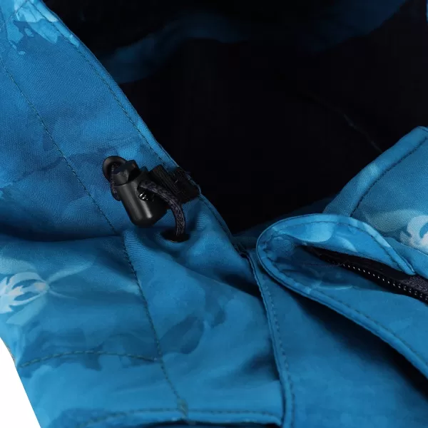  Dámská softshellová bunda ALPINE PRO HOORA LJCC590 MODRÁ 
