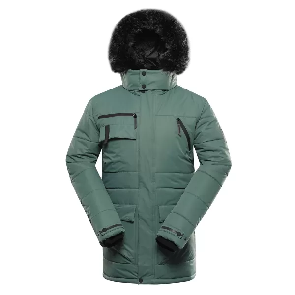  Pánská bunda ALPINE PRO WERD MJCD681 ZELENÁ 