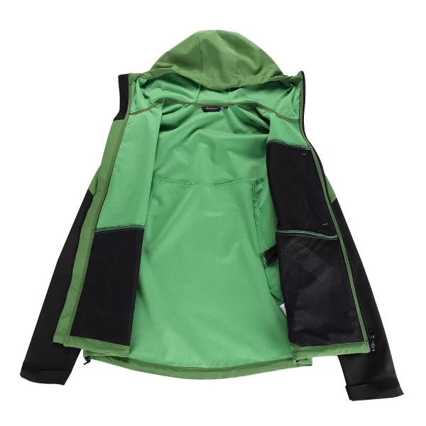  Pánská softshellová bunda ALPINE PRO ESPRIT MJCD622 ZELENÁ 