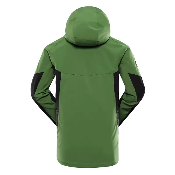  Pánská softshellová bunda ALPINE PRO ESPRIT MJCD622 ZELENÁ 