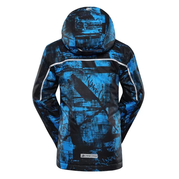  Dětská lyžařská bunda ALPINE PRO EDERO KJCB307 ELEKTRICKY MODRÁ 