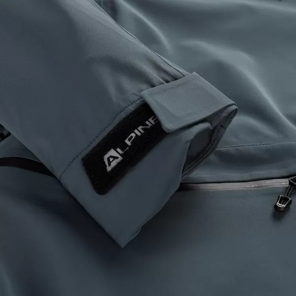  Pánská nepromokavá bunda ALPINE PRO ZARR ŠEDÁ 