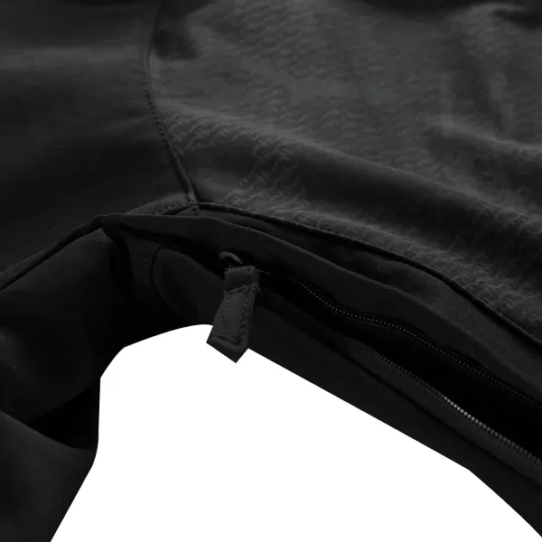  Pánská softshellová bunda ALPINE PRO HOOR ČERNÁ/ŠEDÁ 