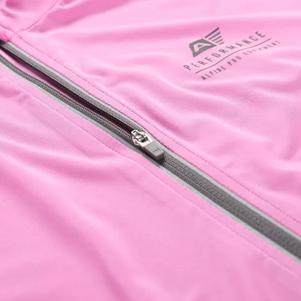  Dámský cyklistický dres ALPINE PRO SAGENA 2 RŮŽOVÁ 